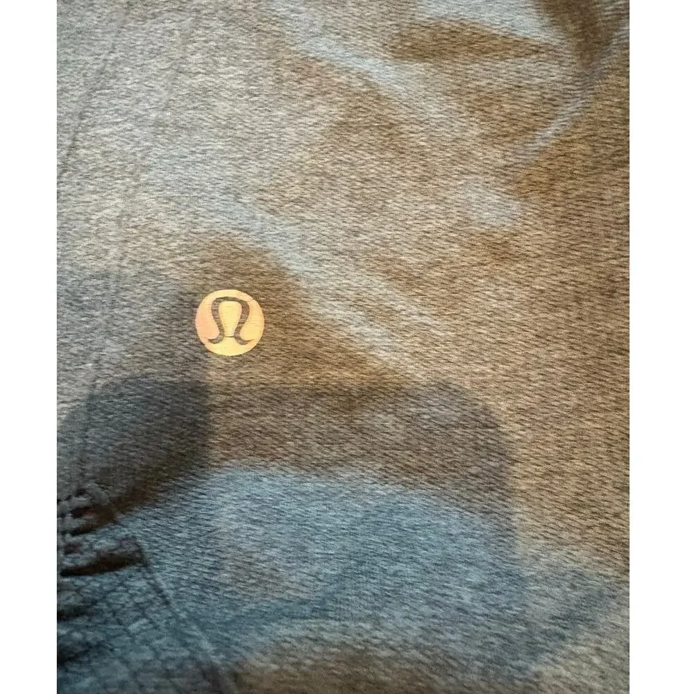 Lululemon In The Flow Crop Leggings Seamless Ruched cropped dark green size 6.